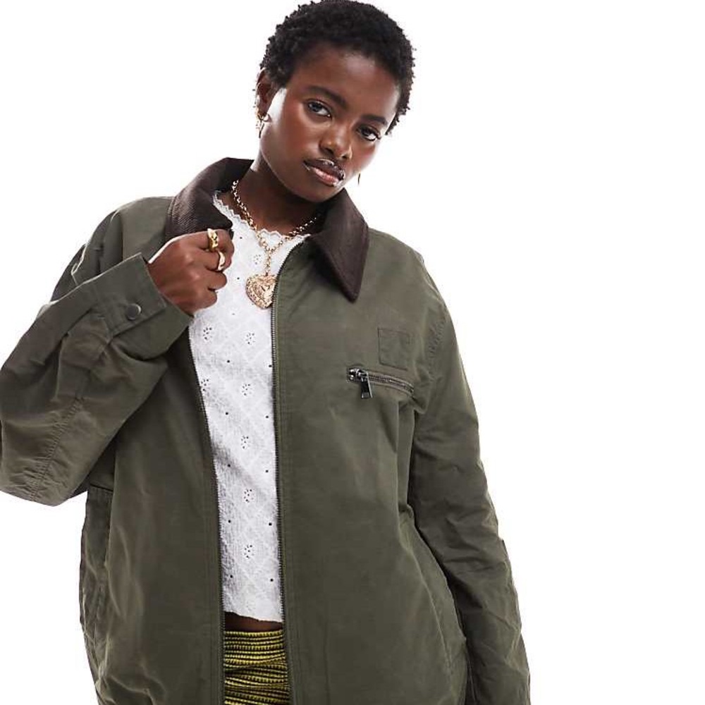 Collusion Olive Green Barn Jacket
